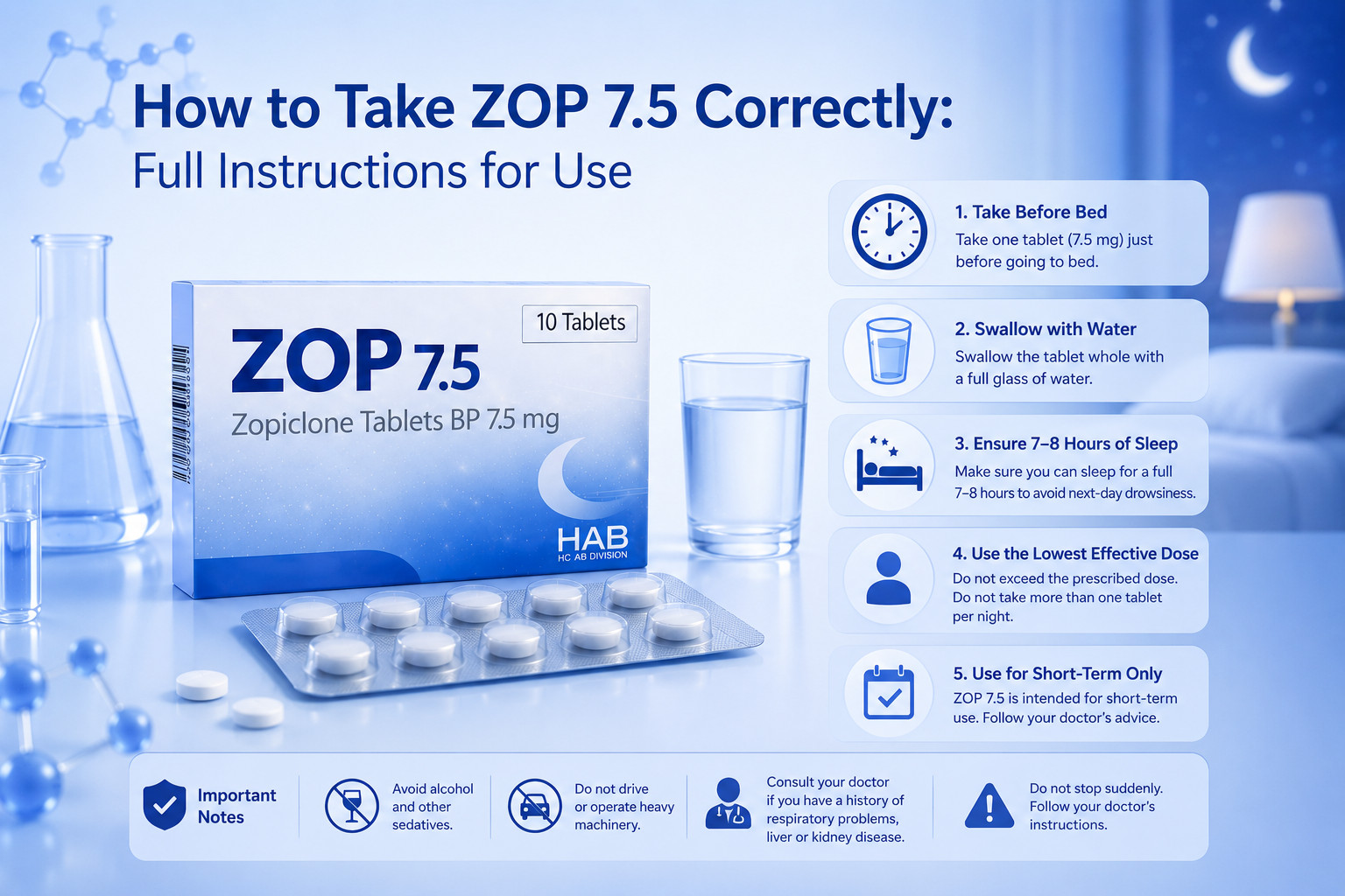 How to Take ZOP 7.5 Correctly: Full Instructions for Use